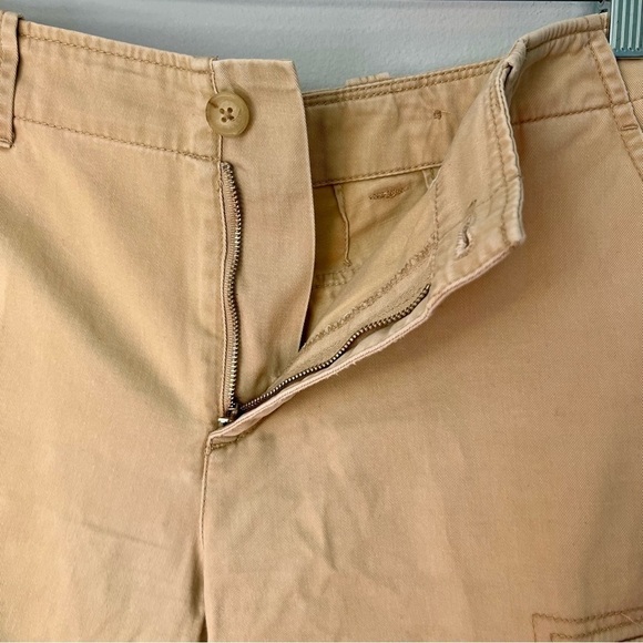 Vintage Lauren Ralph Lauren Khaki Cargo Shorts Size 8 with Pockets - Picture 8 of 13